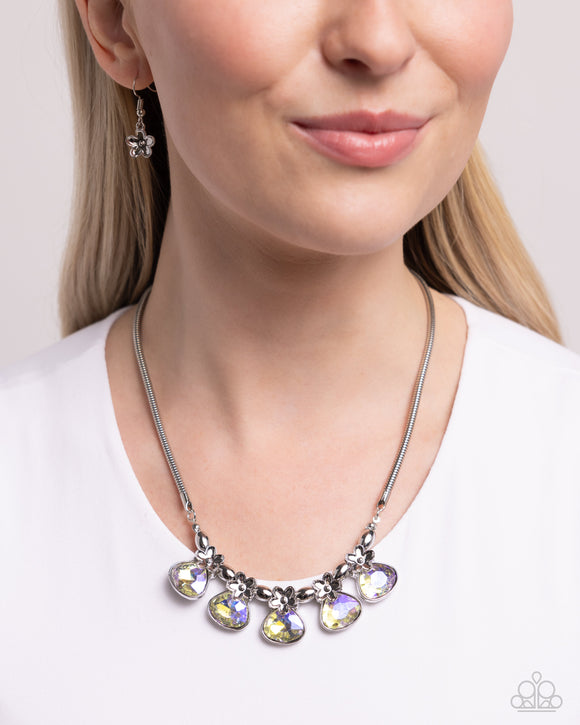 Teardrop Tribute - Yellow Necklace - Paparazzi Accessories