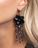 Hawaiian Hallmark - Black Earrings - Paparazzi Accessories