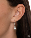 Discreet Dazzle - Silver Necklace - Paparazzi Accessories