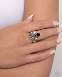 Gardening Gang - Black Ring - Paparazzi Accessories