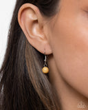 Cowboy Casanova - Yellow Necklace - Paparazzi Accessories