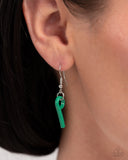 Fashionable Fringe - Green Necklace - Paparazzi Accessories