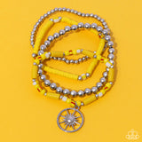 Nuanced Navigator - Yellow Bracelet - Paparazzi Accessories