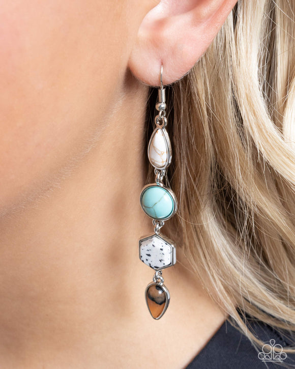 Singular Stones - Multi Earrings - Paparazzi Accessories