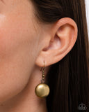 Engraved Energy - Brass Necklace - Paparazzi Accessories