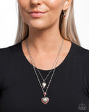 Abstract Affection - Red Necklace - Paparazzi Accessories