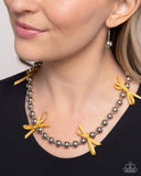 Elegant Event - Yellow Necklace - Paparazzi Accessories