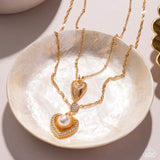 Abstract Affection - Gold Necklace - Paparazzi Accessories
