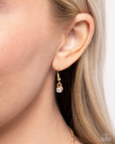 Abstract Affection - Gold Necklace - Paparazzi Accessories