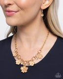 Secretive Sprig - Brown Necklace - Paparazzi Accessories
