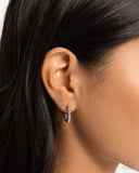 Darling Dance - Silver Earrings - Paparazzi Accessories