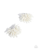 sunset-shower-white-post earrings-paparazzi-accessories