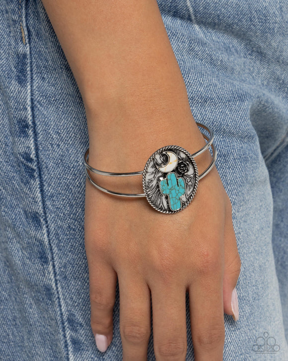 Journey to the West - Blue Bracelet - Paparazzi Accessories