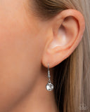 Heartbroken Bling - White Necklace - Paparazzi Accessories