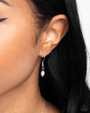 Tulip Drops - Yellow Necklace - Paparazzi Accessories