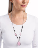 Abstract Abalone - Pink Necklace - Paparazzi Accessories