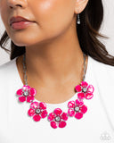 Eternal Efflorescence - Pink Necklace - Paparazzi Accessories