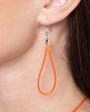 Fluttering Fervor - Orange Necklace - Paparazzi Accessories