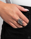 Linear Loot - Silver Ring - Paparazzi Accessories