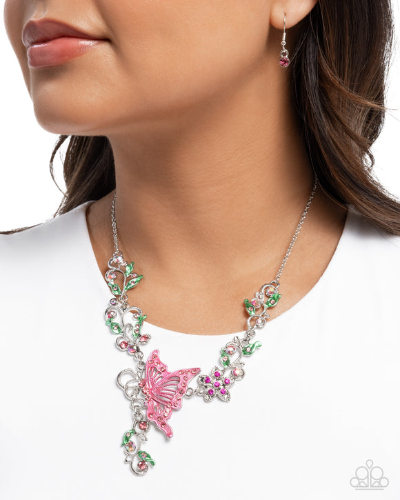 Valuable Vineyard - Pink Necklace - Paparazzi Accessories