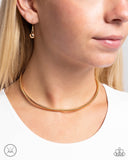 Captivating Choker - Gold Necklace - Paparazzi Accessories