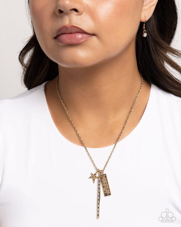 Stellar Sensei - Multi Necklace - Paparazzi Accessories