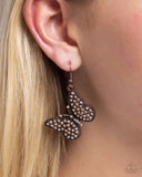Aerial Audience - Copper Earrings - Paparazzi Accessories