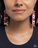 Jolly Holiday - Multi Earrings - Paparazzi Accessories