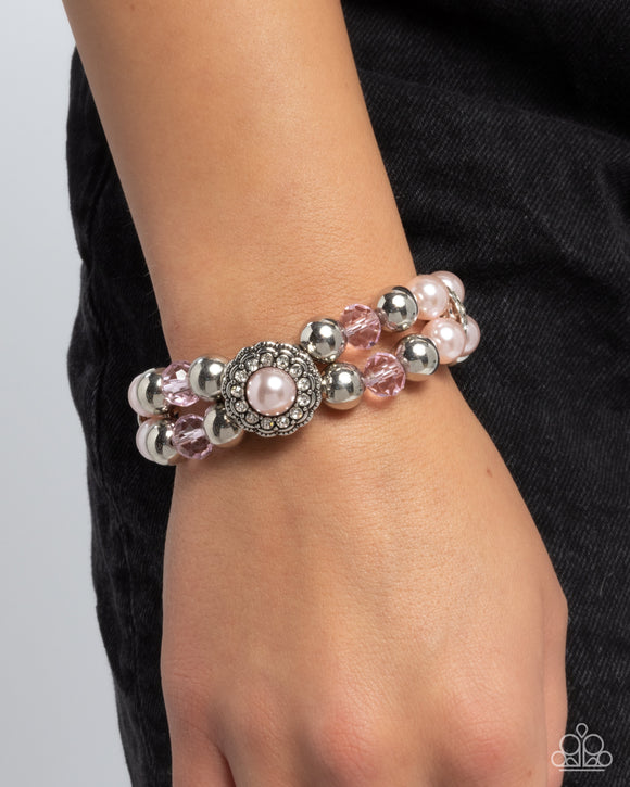 Retrograde Review - Pink Bracelet - Paparazzi Accessories