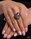 Smitten Season -  Purple Ring - Paparazzi Accessories