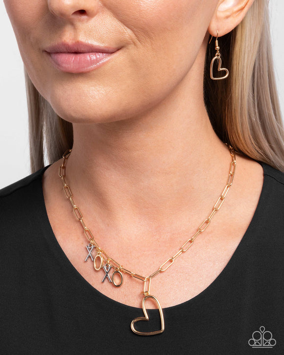 Courting Chains - Multi Necklace - Paparazzi Accessories