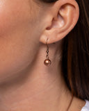 Threaded Tapestry - Copper Necklace - Paparazzi Accessories