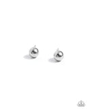 stainless-statement-silver-post earrings-paparazzi-accessories