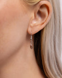 Dainty Dimension - Brown Necklace - Paparazzi Accessories