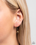 Elongated Element - Brass Necklace - Paparazzi Accessories