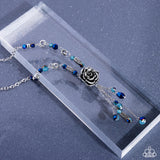 Pruning Promise - Blue Necklace - Paparazzi Accessories