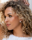 Positively Radiant - Pink Post Earrings - Paparazzi Accessories