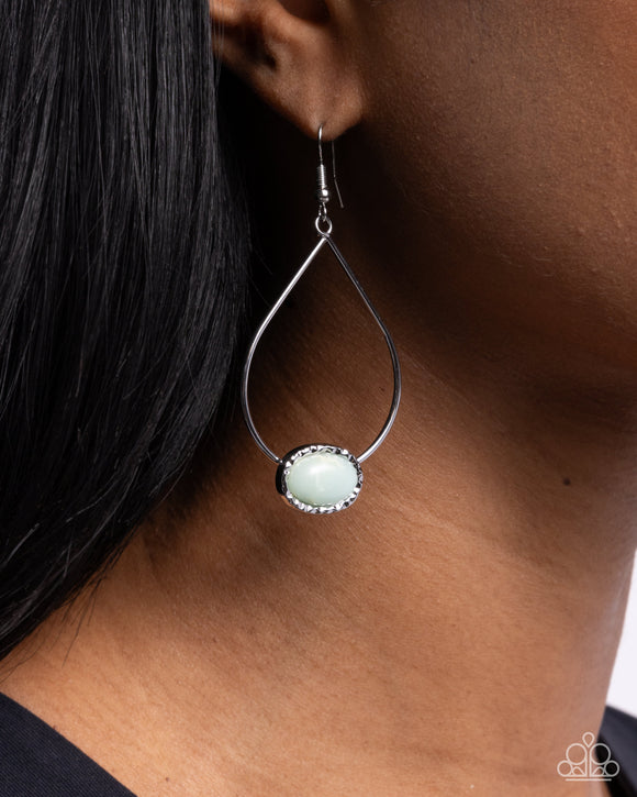 Sensible Stones - Blue Earrings - Paparazzi Accessories