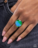 Colorful Cantata - Green Ring - Paparazzi Accessories