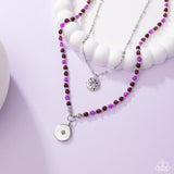 Daring Degree - Purple Necklace - Paparazzi Accessories