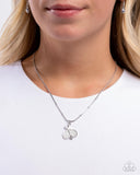 Adorable Ace - Silver Necklace - Paparazzi Accessories