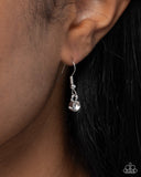 Decadent Diamonds - White Necklace - Paparazzi Accessories