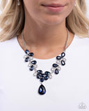 Solo Exhibition - Blue Necklace - Paparazzi Accessories