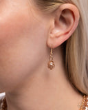 Baroque Bling - Brown Necklace - Paparazzi Accessories