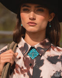 Stony Strength - Blue Necklace - Paparazzi Accessories