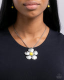 Tasteful Texture - Yellow Necklace - Paparazzi Accessories