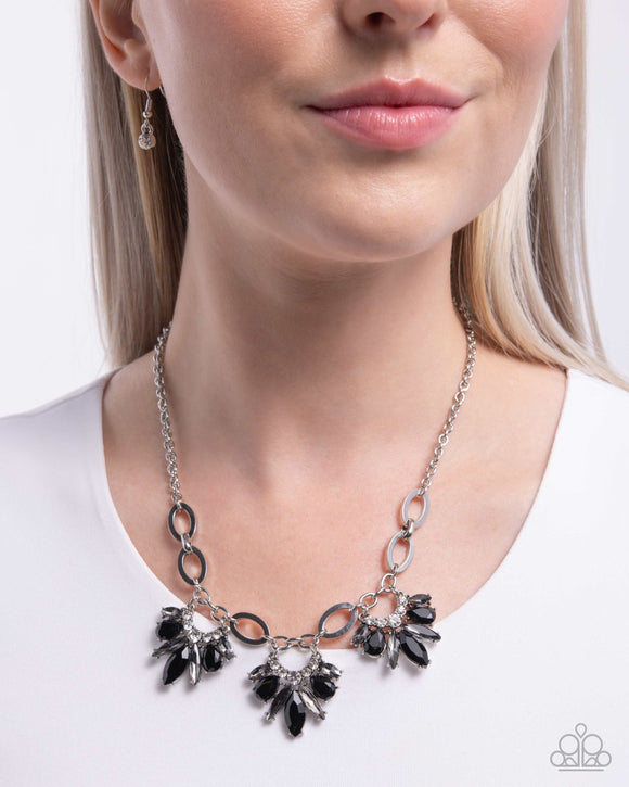 Professional Powerhouse - Black Necklace - Paparazzi Accessories