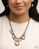 Pearly Pact - Brass Complete Look  - Paparazzi Accessories