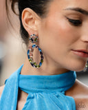 Eclectic Elevation - Multi Post Earrings - Paparazzi Accessories