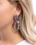 Eclectic Elevation - Multi Post Earrings - Paparazzi Accessories